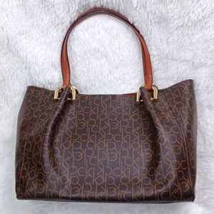 Calvin Klein Saffiano Signature Logo Handbag